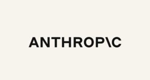 Anthropic logo on a light background