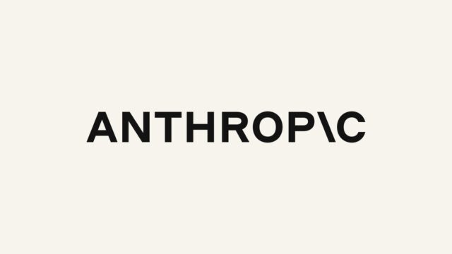 Anthropic logo official newsroom image Anthropic logo on a light background