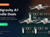 Antigravity A1 Prime Day deal guide hero with Standard Explorer and Infinity Bundle product images