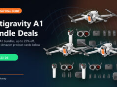 Antigravity A1 Prime Day deal guide hero with Standard Explorer and Infinity Bundle product images