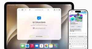 Apple Ask to Browse parental control prompt shown on iPad and iPhone