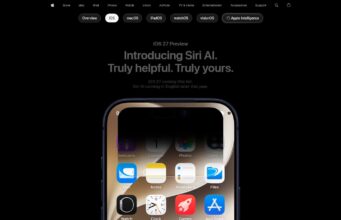 Apple pushes iOS 27 developer beta with Siri AI — should you install it? Apple iOS 27 hero page introducing Siri AI alongside a lineup of iPhone, iPad, Mac, Apple Watch, and Apple Vision Pro.
