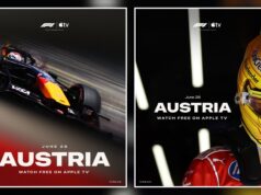 F1 Austrian Grand Prix free on Apple TV official Apple TV and Formula 1 carousel artwork
