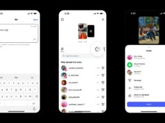 Instagram Plus official feature screens showing bio font, Story viewers and audience sharing controls