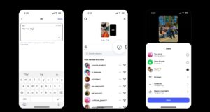 Instagram Plus official feature screens showing bio font, Story viewers and audience sharing controls