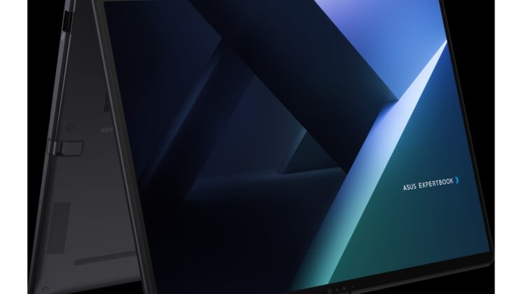 ASUS ExpertBook B5 Flip G2 shown folded for tablet use