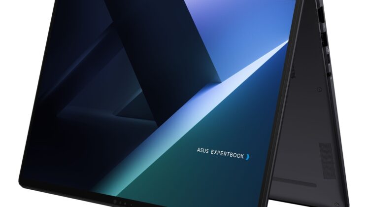 ASUS ExpertBook B5 Flip G2 shown in tent mode