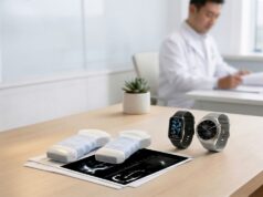 ASUS VivoWatch 6 Plus Brings Health Data Into Its AI Care Push ASUS VivoWatch 6 Plus watches beside ASUS Handheld Ultrasound DuoScan devices in a healthcare setting
