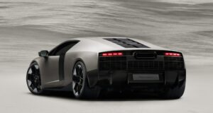 Audi Nuvolari hybrid supercar finished in signature Titanium paint.