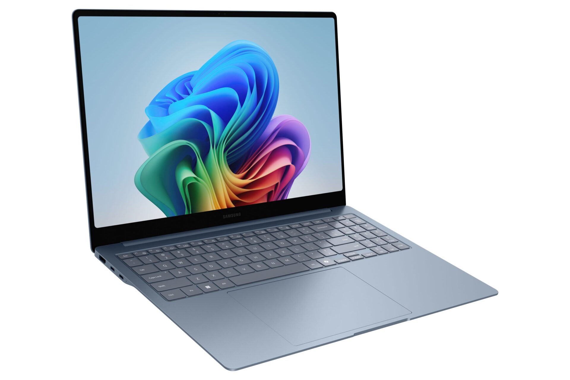 Galaxy Book6 Edge top perspective official Samsung product image