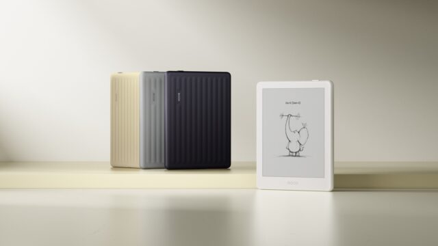 boox-go-6-gen-ii-colors.jpg Boox Go 6 Gen II e-reader lineup in Custard, Stone, Plum, and Shell colors