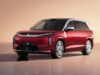 BYD Da Tang EV red full-size electric SUV shown in an official studio image.