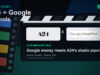 Google DeepMind and A24 Team Up on AI Filmmaking Research A24 and Google DeepMind logos on a film clapperboard graphic for an AI filmmaking research partnership