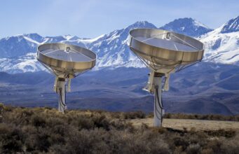 Deep Synoptic Array prototype dishes for Caltech's Nevada radio telescope project