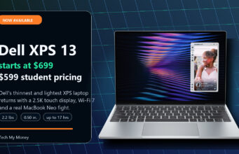 Dell XPS 13 Is Now Available With a $599 Student Price Dell XPS 13 availability hero showing the laptop, $699 starting price, and $599 student pricing