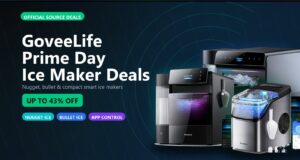 GoveeLife Prime Day ice maker deals hero with Nugget Ice Maker Pro, Countertop 2 Pro, and 1s