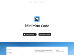 MiniMax Code And M3 Review: Our Hands-On Agent Workflow Test MiniMax Code download page showing Mac and Windows download buttons.