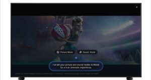 Gemini Can Now Fix Your Picture Settings on Google TV Gemini on a Google TV confirming it set picture and sound modes to Movie