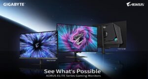 GIGABYTE AORUS ELITE monitors with OLED and Mini LED models