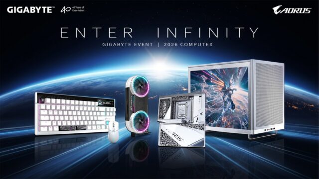 GIGABYTE's Enter Infinity Event Turns Computex Into a Full-Stack Push official image GIGABYTE Enter Infinity Computex 2026 product lineup