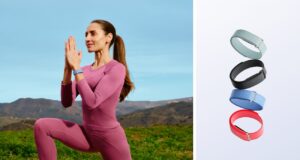 Google Fitbit Air tracker and colorful official accessory bands
