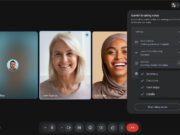 Google Meet Gemini notes customization menu showing Summary Decisions Next steps and Details sections