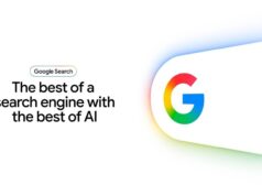 Google Search Information Agents Monitor the Web for You Google Search official graphic with the Google G and the words best of a search engine with the best of AI