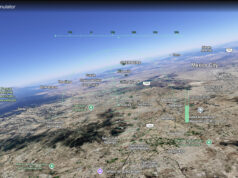 Google Earth Flight Simulator Mode Is Now Available in Your Browser Google Earth flight simulator screenshot showing an aerial view of Mexico City inside a web browser.