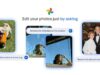 The Gemini-powered Edit with Ask Photos option active on a smartphone interface.