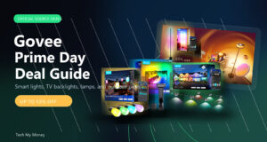 Govee Prime Day 2026 deal guide hero with official Govee smart light product images