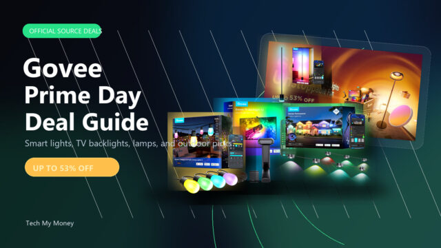 Govee Prime Day 2026 deal guide hero with official Govee smart light product images