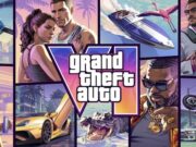 Official Grand Theft Auto VI cover art showcasing characters and vehicles in Vice City for GTA 6 pre-orders