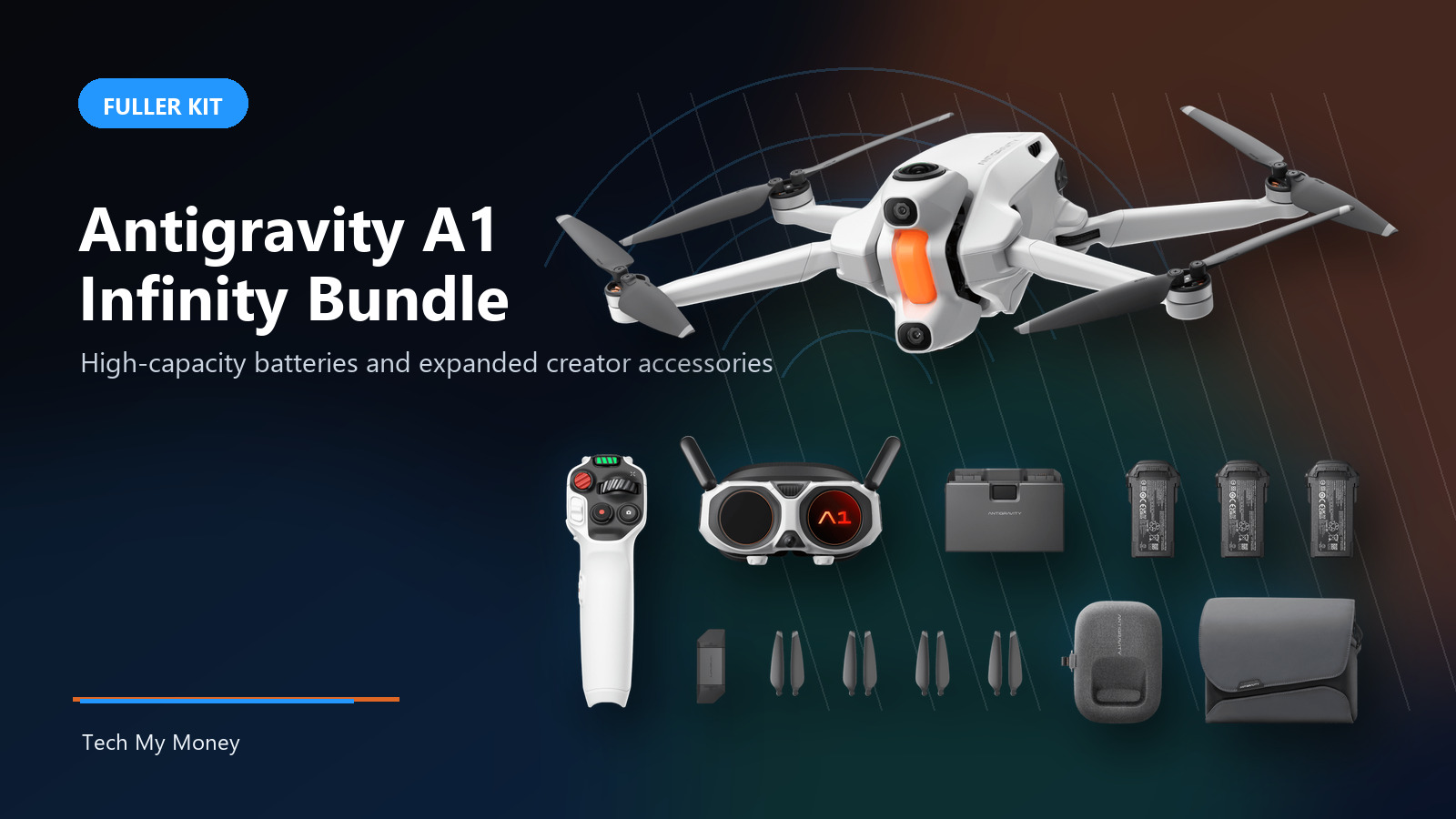 Antigravity A1 Infinity Bundle Prime Day deal panel with official product image