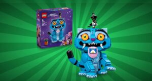 LEGO KPop Demon Hunters set with Derpy Tiger and Sussie Bird