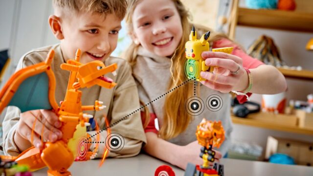 LEGO Pokemon Smart Play sets with Pikachu and Charizard interactive bricks