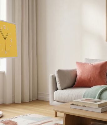 LG StanbyME 2 Max 32-inch 4K portable touchscreen display in a home setup