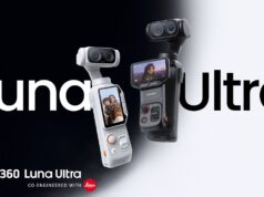 Insta360 Luna Ultra gimbal camera in both colors, co-engineered with Leica