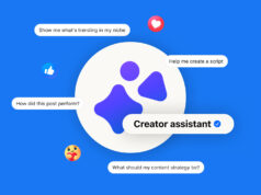 Official Meta header image introducing Creator Assistant and AI Translations on Facebook