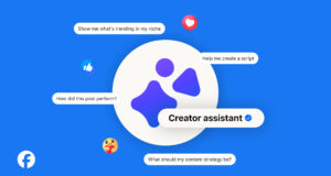 Official Meta header image introducing Creator Assistant and AI Translations on Facebook