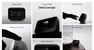Microsoft Project Solara desk concept reference design