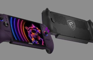 MSI Claw 8 EX AI+ Arrives June 23 With Intel Arc G3 Extreme MSI Claw 8 EX AI+ gaming handheld shown from the front and back in purple