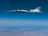 NASA X-59 quiet supersonic jet in flight during its first supersonic mission