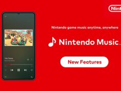Nintendo Music CarPlay and Android Auto support shown in an official Nintendo update image