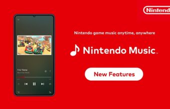 Nintendo Music CarPlay and Android Auto support shown in an official Nintendo update image