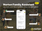 Norton Family Assistant Beta Uses AI to Organize Parenting Chaos Norton Family Assistant promotional image for a secure AI parenting agent