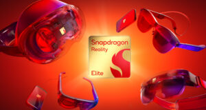 The Qualcomm Snapdragon Reality Elite chipset branding graphic.