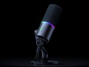 Razer’s first XLR mic, the Seiren V3 Pro, lands at $249.99 Razer Seiren V3 Pro XLR/USB-C microphone on a stand with the RGB ring glowing in pink and teal