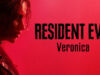 Resident Evil Veronica remake official title art showing atmospheric gothic setting.