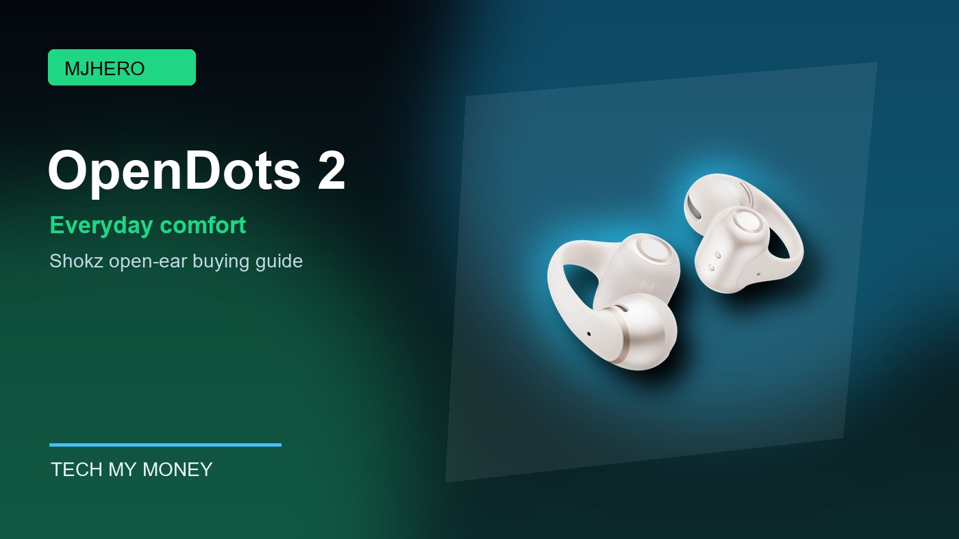 OpenDots 2 inline mjhero panel for Shokz open-ear headphones buying guide