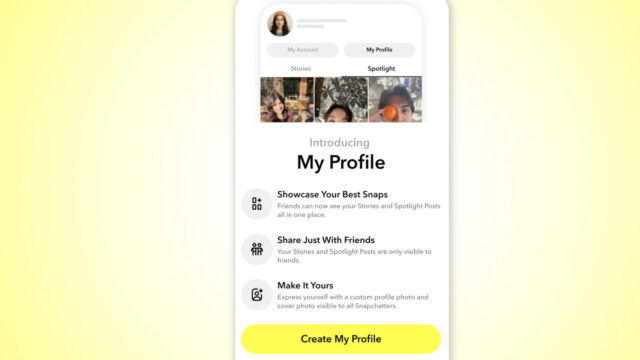 snap-profiles-replace-spotlight Snapchat My Profile screen for younger teen Spotlight sharing